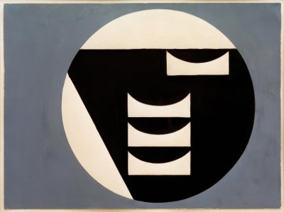 Komposition i en cirkel av Sophie Taeuber Arp