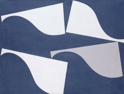 Fladdrande former, 1935 av Sophie Taeuber Arp