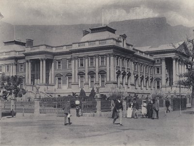 Houses of Parliament, Kapstaden (s/v foto) av South African Photographer