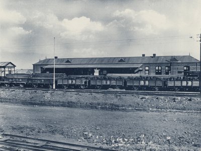 Järnvägsstation, Elandsfontein (s/v foto) av South African Photographer