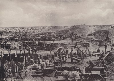 Scener i gamla dagar, torrsortering 1872 (s/v foto) av South African Photographer