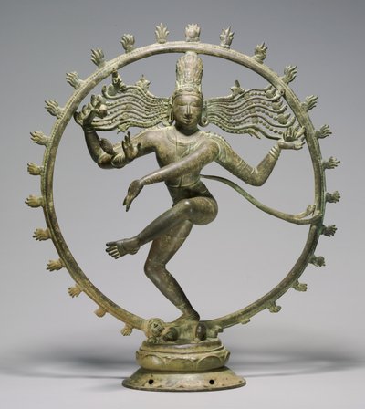 Shiva som dansens herre (Nataraja), Chola-period, ca 10-1100-talet (brons) av South Indian School