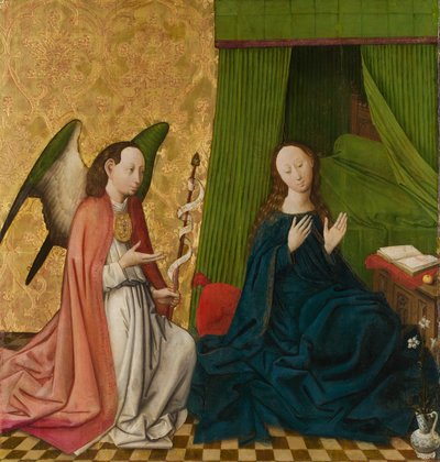 Bebådelsen. av South Netherlandish Painter