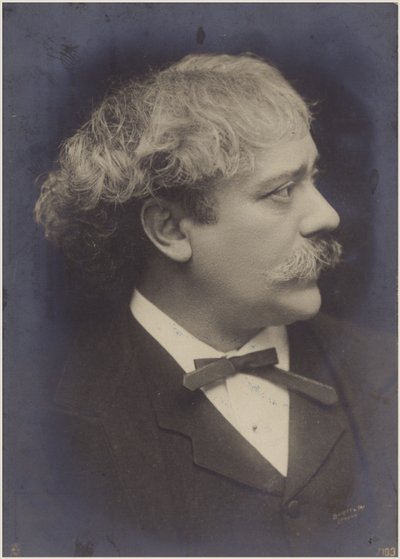 Porträtt av Pablo de Sarasate av Spanish Photographer