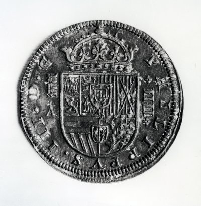 4 Reales mynt från Filip III:s regeringstid (silver) av Spanish School