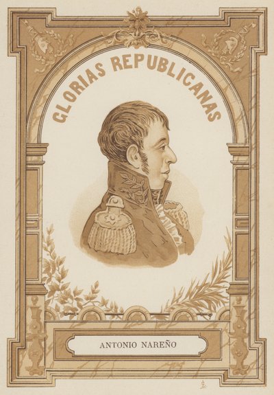 Antonio Narino, colombiansk militär och politisk ledare av Spanish School
