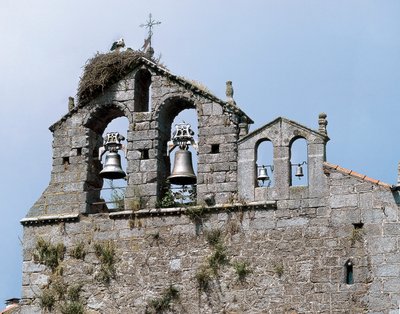 Kyrkan av Assumptionens klockstapel av Spanish School
