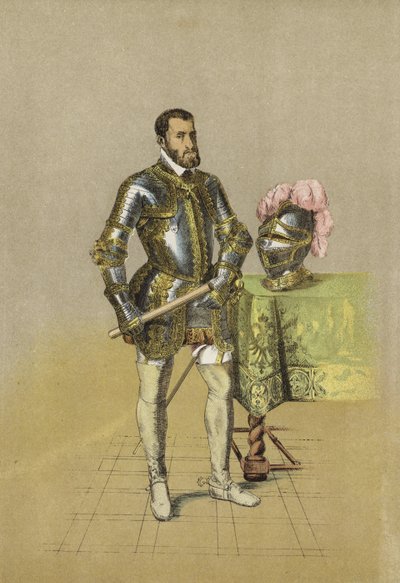 Karl V, helige romerske kejsare av Spanish School