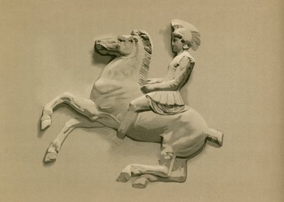 Fragment från frisen på Parthenon av Spanish School