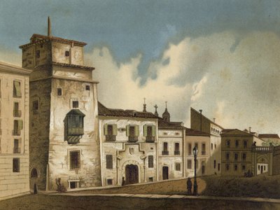 Hus där Frans I av Frankrike fängslades, Madrid, 1525-1526 av Spanish School