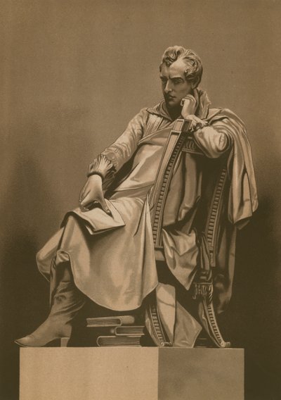 Lord Byron överväger grekernas frihet av Spanish School