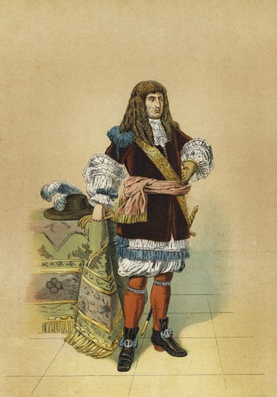 Ludvig XIV, kung av Frankrike, 1680 av Spanish School