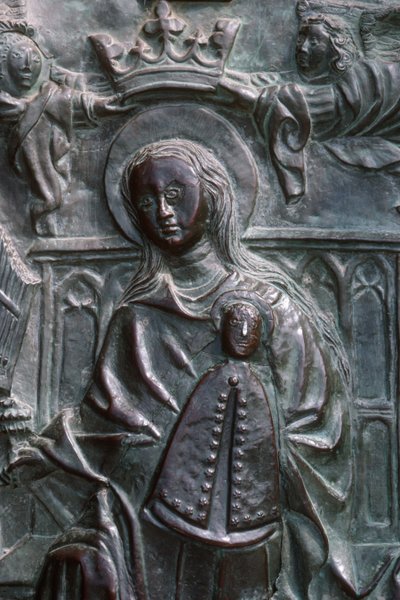 Madonna and Child (brons) (detalj av 249964) av Spanish School