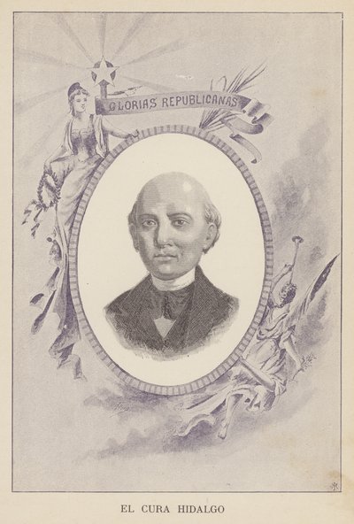 Miguel Hidalgo y Costilla, mexikansk katolsk präst och revolutionär av Spanish School