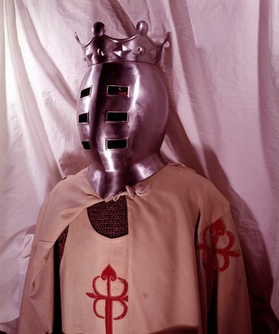 Militärdräkt: rustning av en ryttare av James militärordning (St. James of the Sword eller James of the Epee) av Spanish School