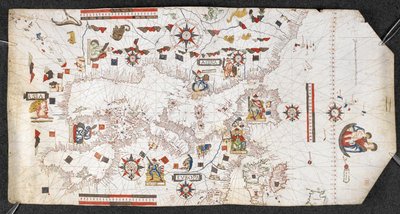 Portolan Chart, av Jaume Olives av Spanish School