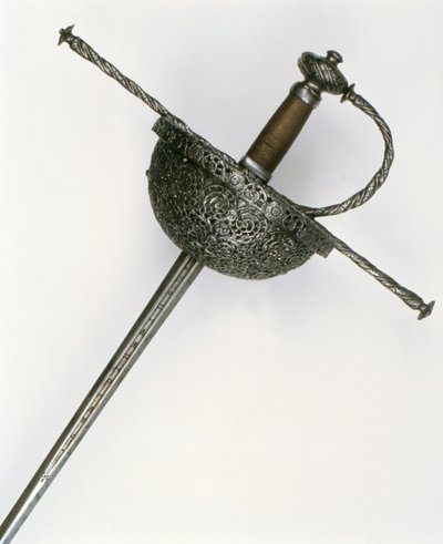 Rapier handtag (stål) av Spanish School