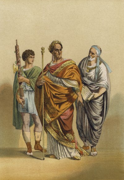 Romersk präst av Jupiter och hans skötare av Spanish School