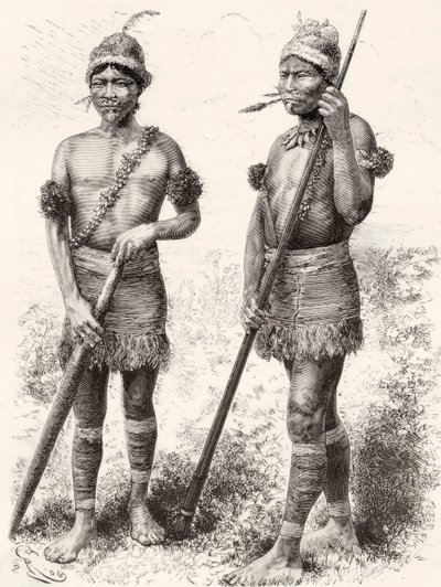 Sydamerikanska Carijona-indianer av Spanish School