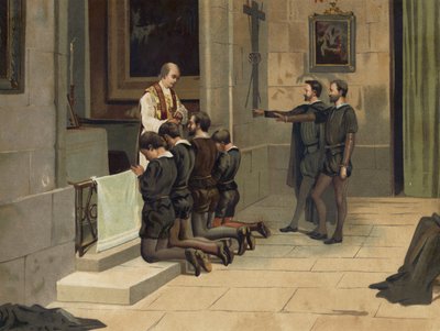 St Ignatius av Loyola, grundaren av jesuiterna av Spanish School