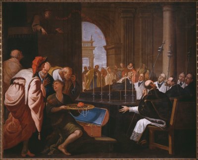 Miraklet av Sankt Antonius av Padua av Spanish School