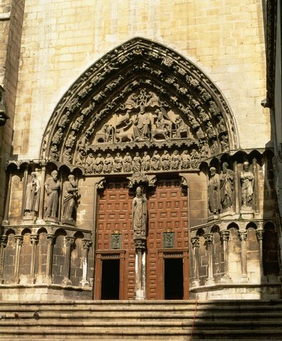 Portada del Sarmental, södra korsarm, ca 1235 av Spanish School