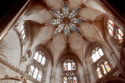 Taket på Capilla del Condestable, sent 1400-tal av Spanish School