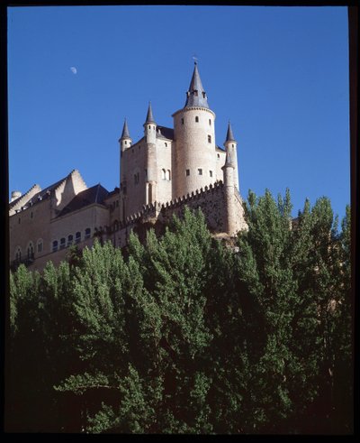 Utsikt över alcazar av Spanish School