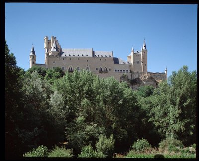Utsikt över alcazar av Spanish School