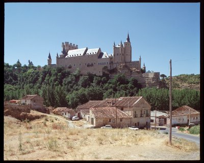 Utsikt över alcazar av Spanish School