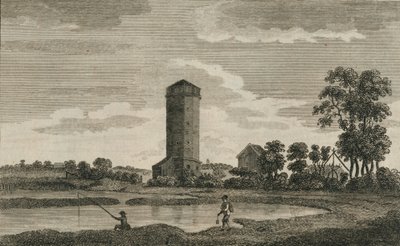 Ett gammalt vattentorn, i Hampshire, 1786 av Sparrow