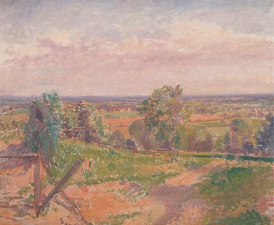 Ett vidsträckt landskap i Yorkshire av Spencer Frederick Gore