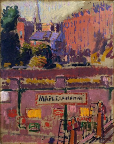 Från ett fönster i Hampstead, 1911 av Spencer Frederick Gore