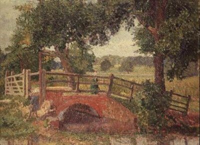Bron i Panshanger Park av Spencer Frederick Gore