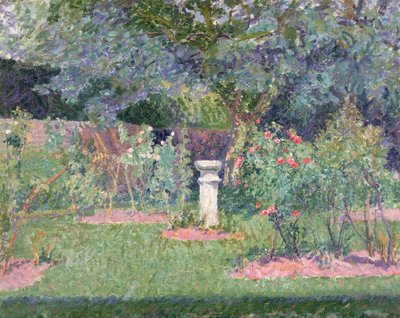 The Garden at Hertingfordbury, 1908 av Spencer Frederick Gore
