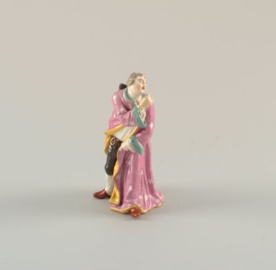 Figur av en manlig artist av Spode Ceramic Works