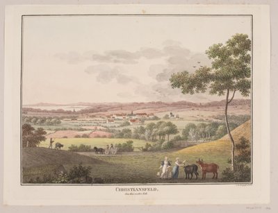 Christiansfeld, från västra sidan av Søren L. Lange