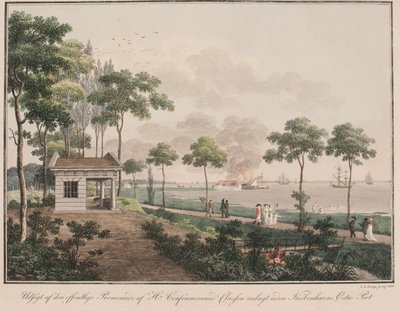 Utsikt över den offentliga strandpromenaden av Mr. Konferensrådet Classen byggdes utanför Köpenhamns Østerport av Søren L. Lange