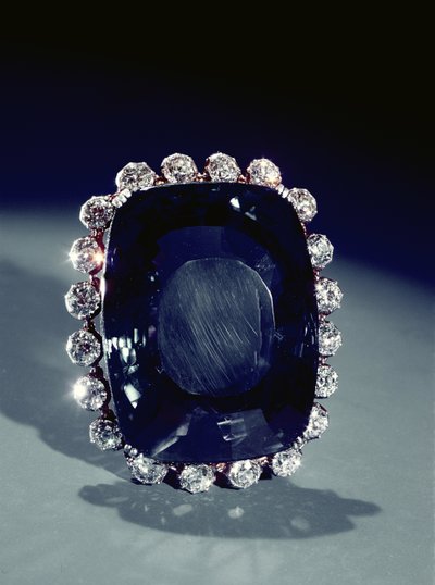 Logan-broschen (safir och diamant) av Sri Lankan School
