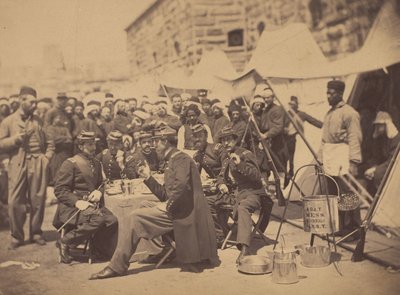 Duryea Zouaves, Fort Schuyler Adjutants Mess, 18 maj 1861. av Stacy