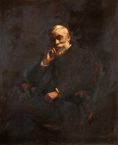 Porträtt av Alderman G J Johnson 1826-1912, 1895. av Stanhope A Forbes