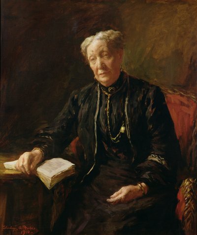 Mrs Forbes, konstnärens mamma av Stanhope Alexander Forbes