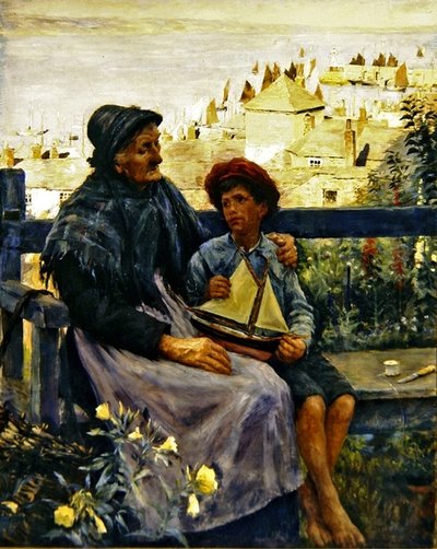 Son of the Sea (olja på duk) av Stanhope Alexander Forbes