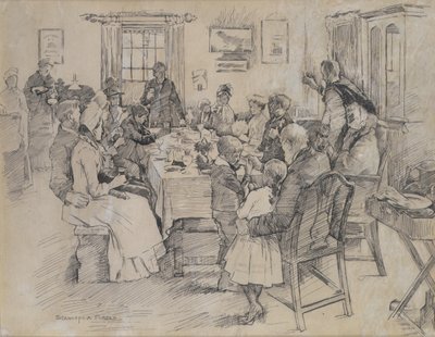 Brudens hälsa (bläck på papper) av Stanhope Alexander Forbes
