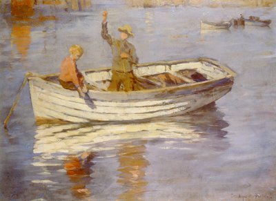 The Young Fishermen (olja) av Stanhope Alexander Forbes