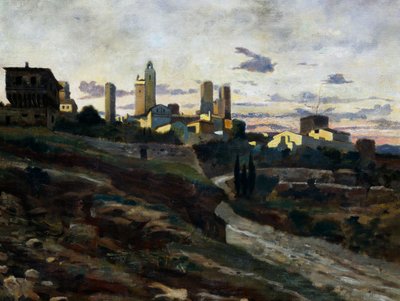 Saint Gimignano av Stanislao Pointeau