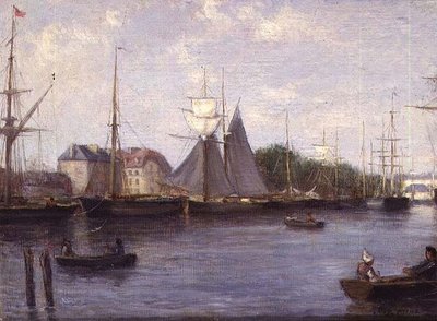 Utsikt över Caen av Stanislas Victor Edouard Lepine