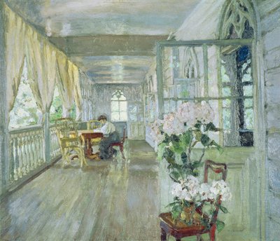 Herrgårdsterrass av Stanislav Julianovic Zukovskij