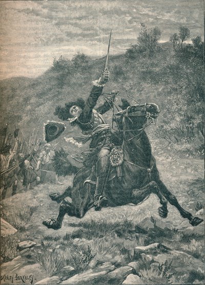 Sista anfallet mot Viscount Dundee vid slaget vid Killiecrankie, Skottland, 1689 1905 av Stanley Berkeley