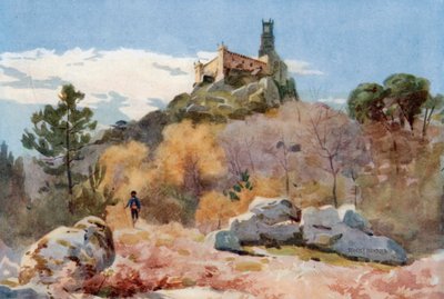 Palatset i Pena (färglitografi) av Stanley Inchbold